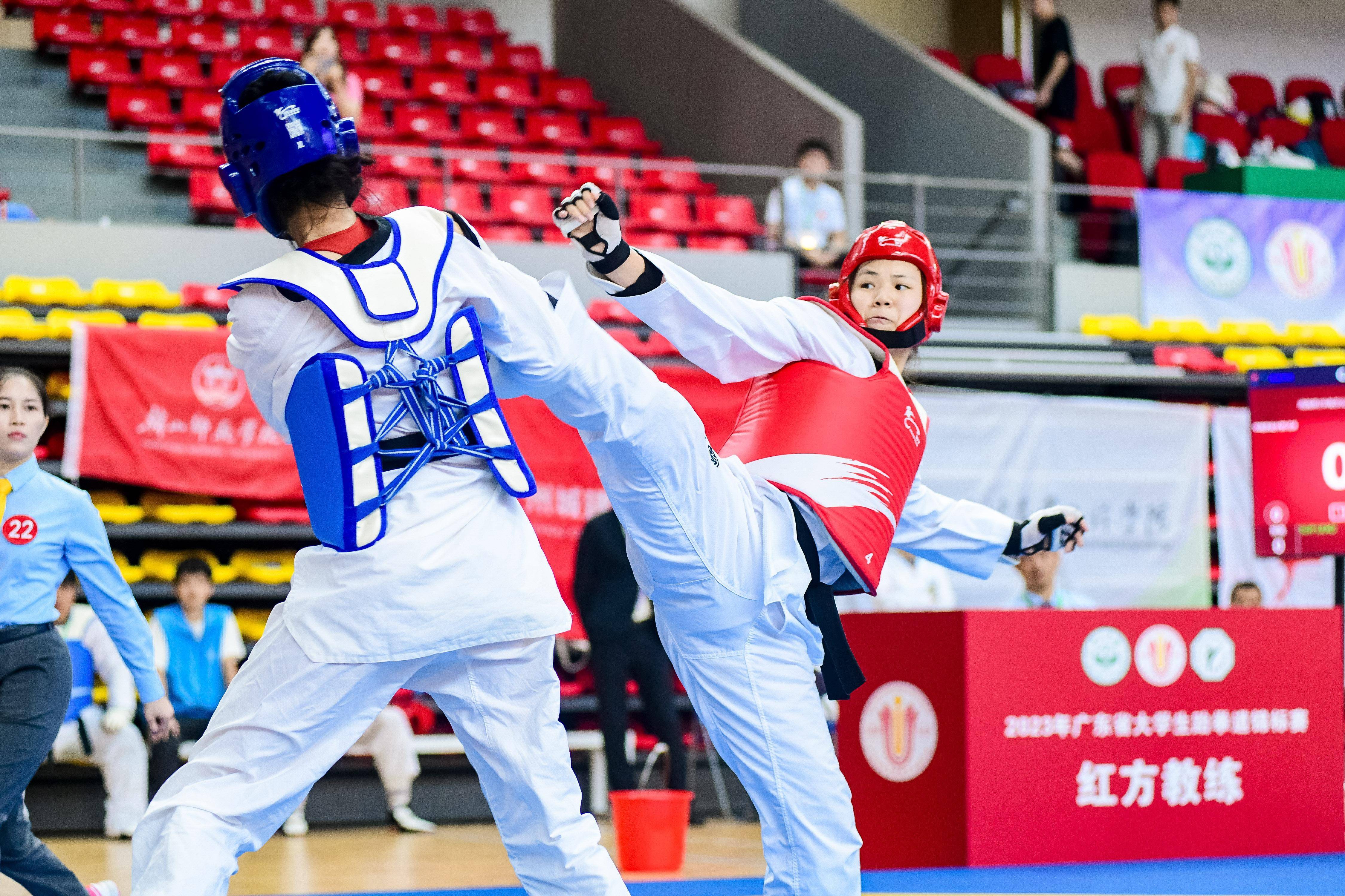 全国跆拳道国手赛，展现武者风采